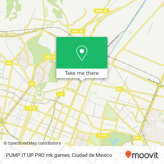 Mapa de PUMP IT UP PRO mk games