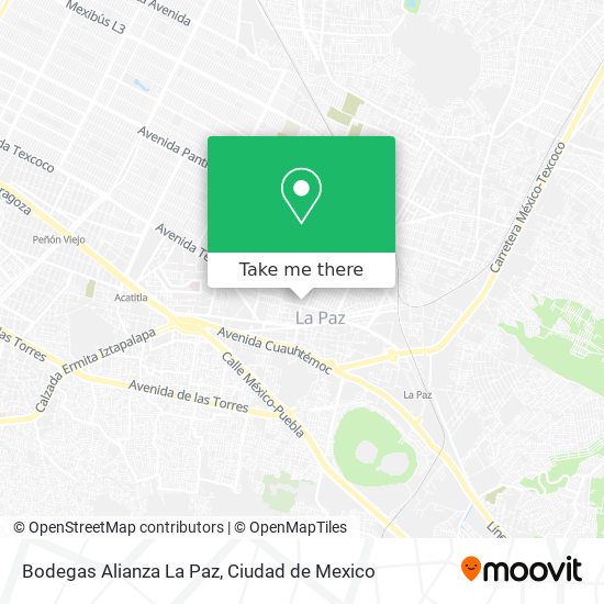Bodegas Alianza La Paz map