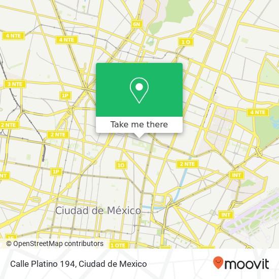 Calle Platino 194 map