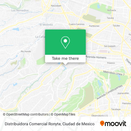 Distribuidora Comercial Ronyte map