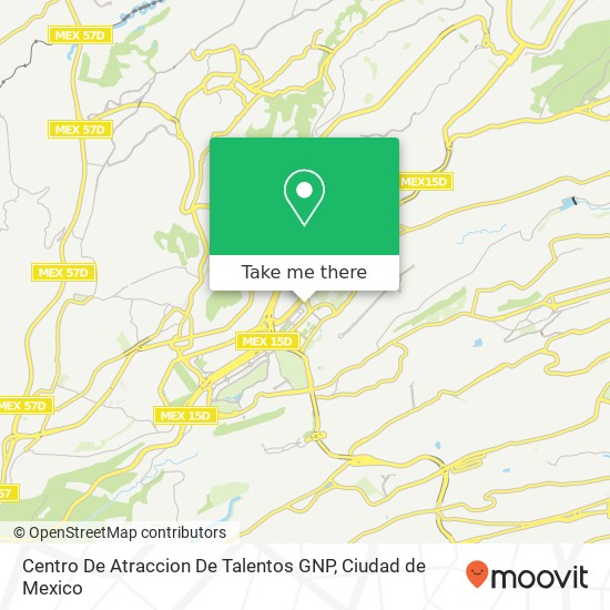 Centro De Atraccion De Talentos GNP map