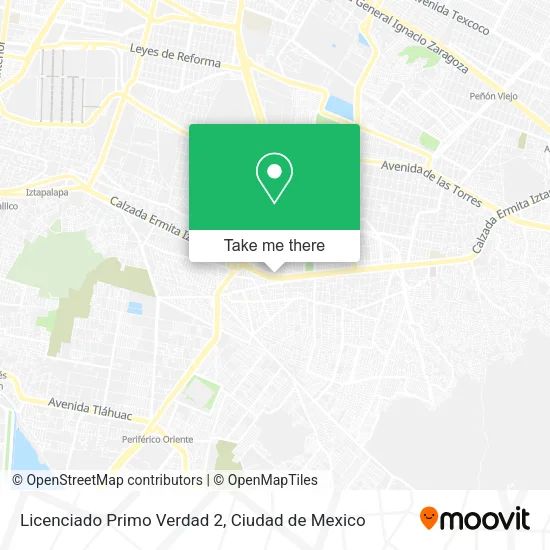 Mapa de Licenciado Primo Verdad 2