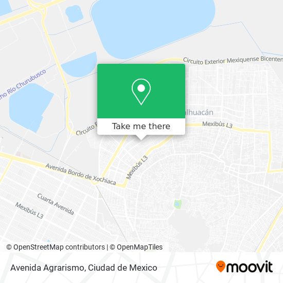 Avenida Agrarismo map