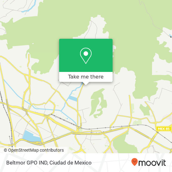 Beltmor GPO IND map
