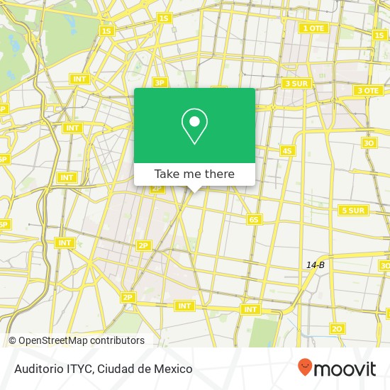 Auditorio ITYC map