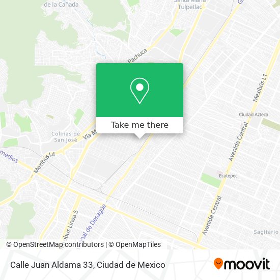 Mapa de Calle Juan Aldama 33