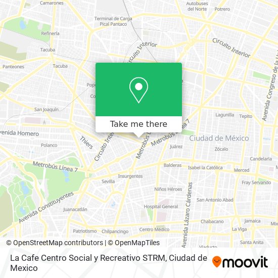 Mapa de La Cafe Centro Social y Recreativo STRM