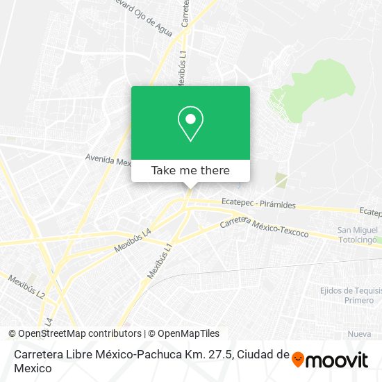 Carretera Libre México-Pachuca Km. 27.5 map