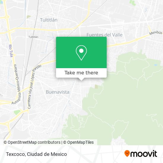 Mapa de Texcoco