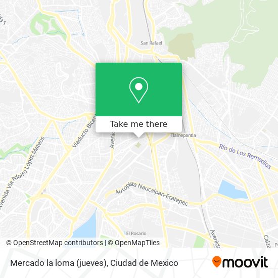 Mercado la loma (jueves) map