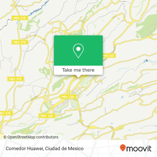 Comedor Huawei map