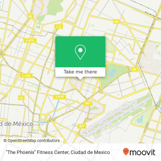 Mapa de "The Phoenix" Fitness Center