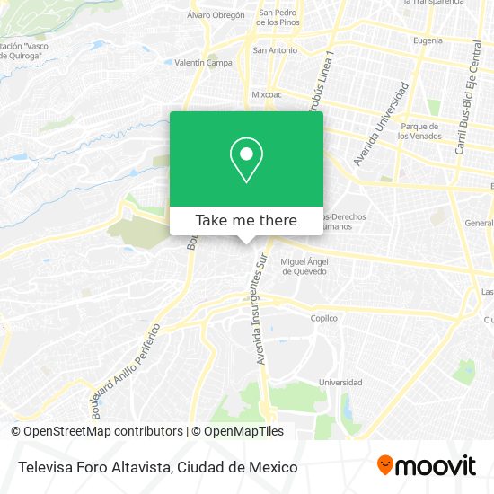 Televisa Foro Altavista map