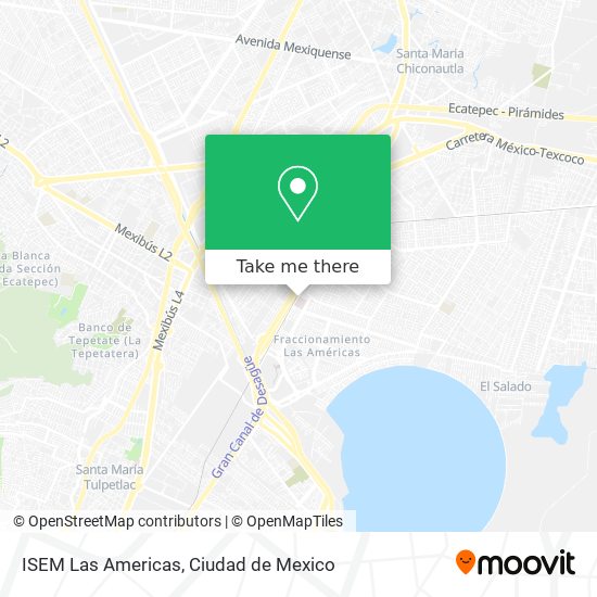 ISEM Las Americas map