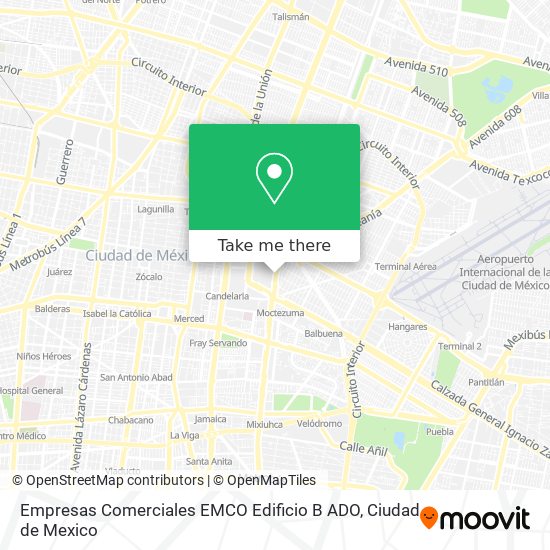 Empresas Comerciales EMCO Edificio B ADO map
