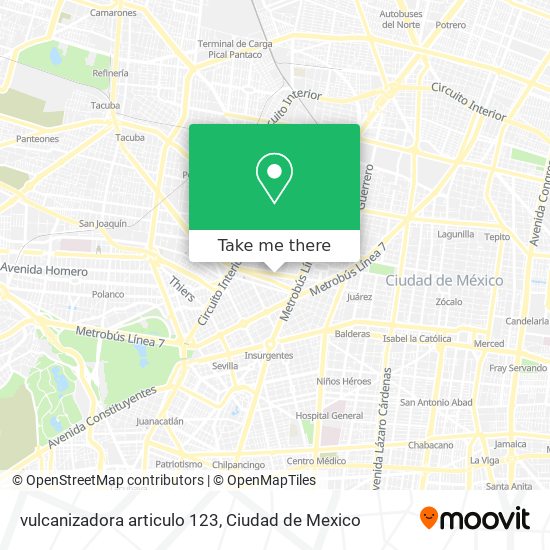 vulcanizadora articulo 123 map