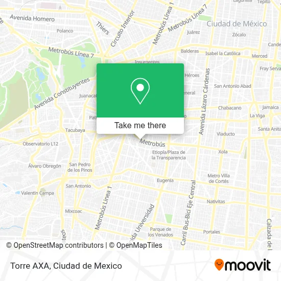 Torre AXA map