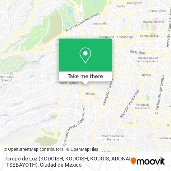 Grupo de Luz (KODOISH, KODOISH, KODOIS, ADONAI TSEBAYOTH) map