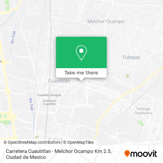 Carretera Cuautitlan - Melchor Ocampo Km 2.5 map