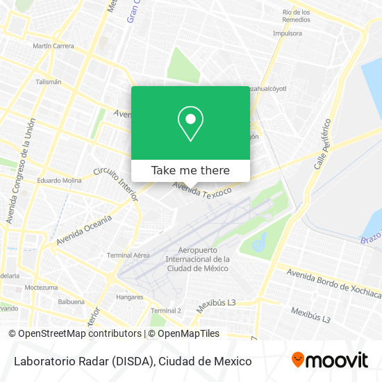 Laboratorio Radar (DISDA) map