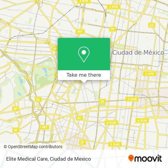 Mapa de Elite Medical Care