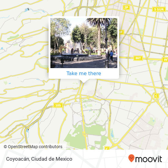 Coyoacán map