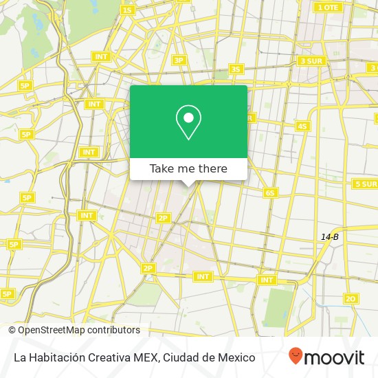 La Habitación Creativa MEX map