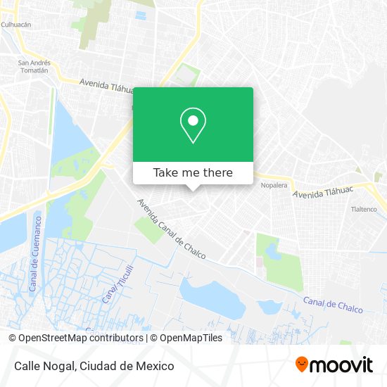 Mapa de Calle Nogal