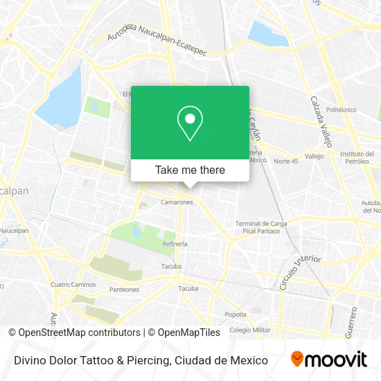 Divino Dolor Tattoo & Piercing map