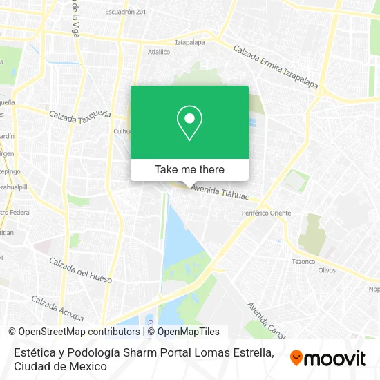 Estética y Podología Sharm Portal Lomas Estrella map