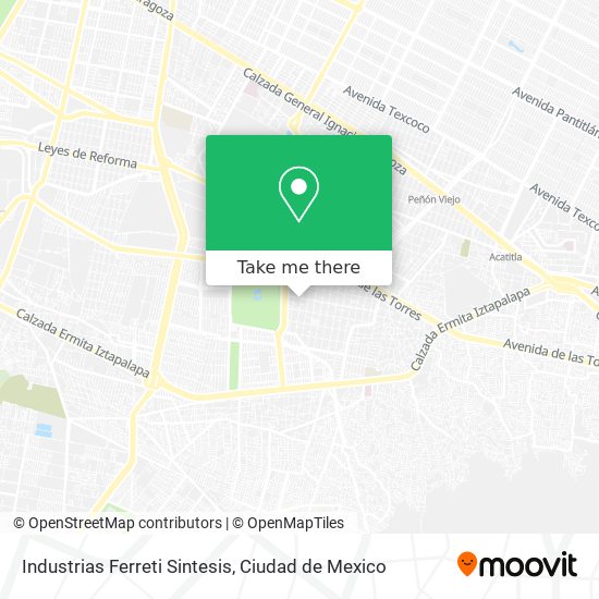 Mapa de Industrias Ferreti Sintesis