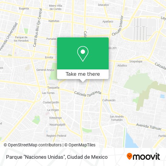 Mapa de Parque "Naciones Unidas"