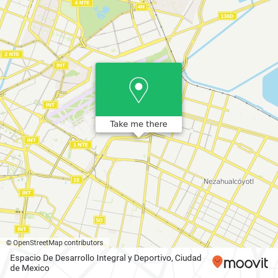 Espacio De Desarrollo Integral y Deportivo map