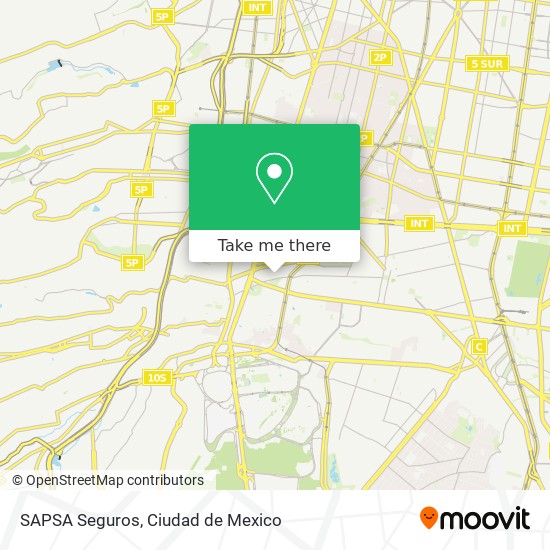 SAPSA Seguros map