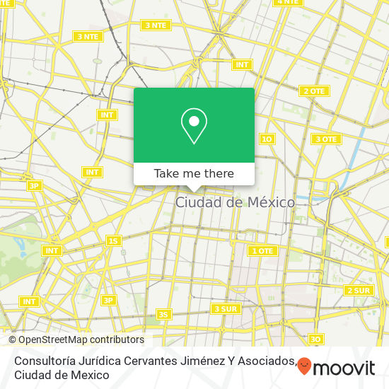 Consultoría Jurídica Cervantes Jiménez Y Asociados map