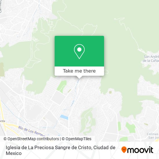 Mapa de Iglesia de La Preciosa Sangre de Cristo