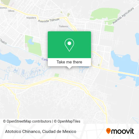 Atotolco Chinanco map