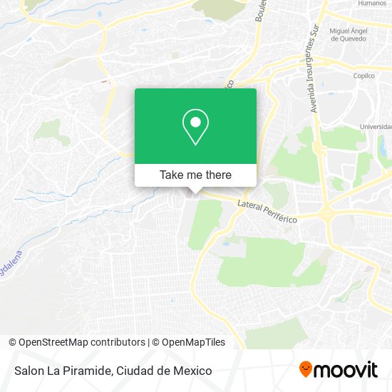 Salon La Piramide map