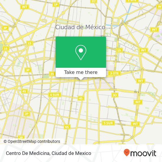 Mapa de Centro De Medicina