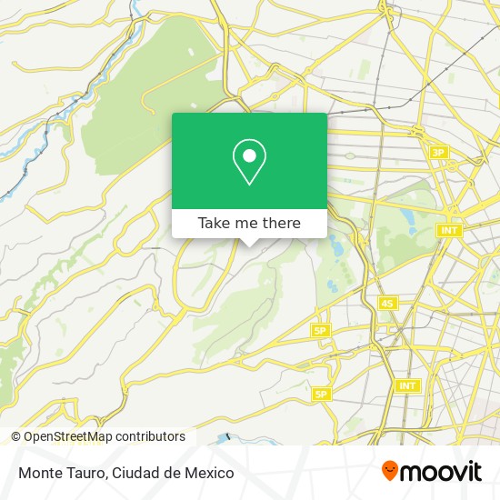 Monte Tauro map