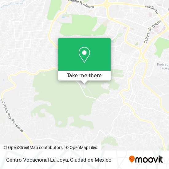 Centro Vocacional La Joya map