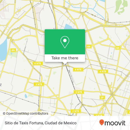 Sitio de Taxis Fortuna map