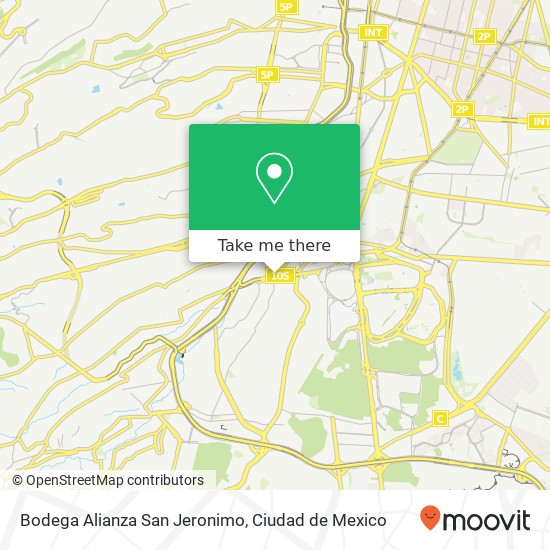 Bodega Alianza San Jeronimo map