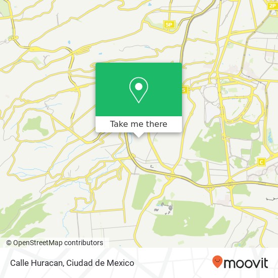 Calle Huracan map