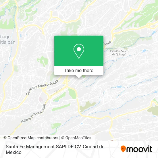 Mapa de Santa Fe Management SAPI DE CV