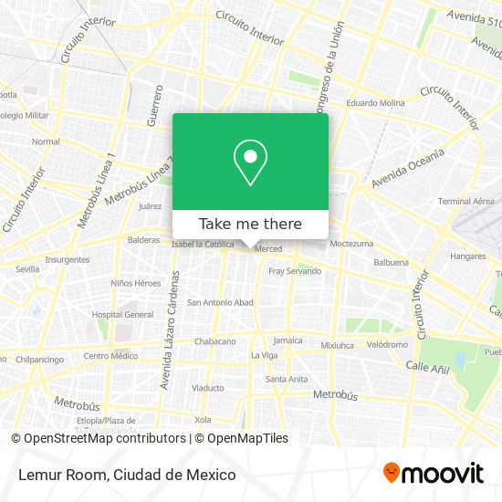 Mapa de Lemur Room