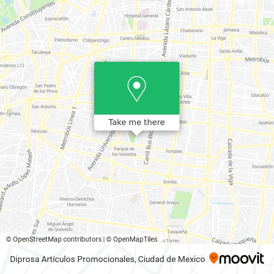 Diprosa Artículos  Promocionales map