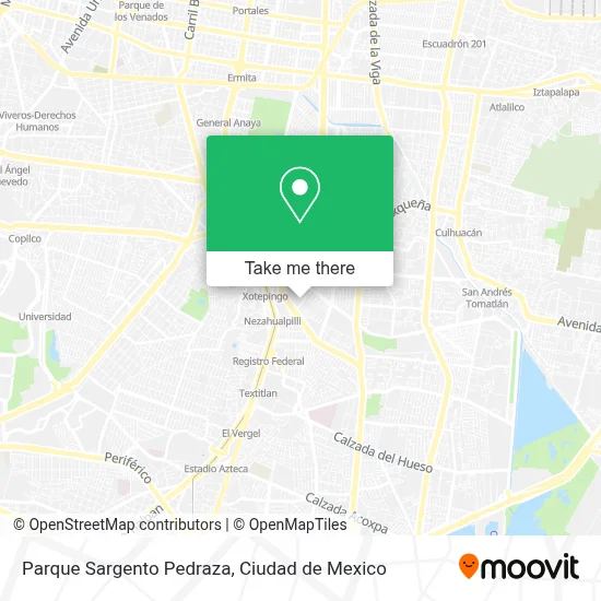 Parque Sargento Pedraza map