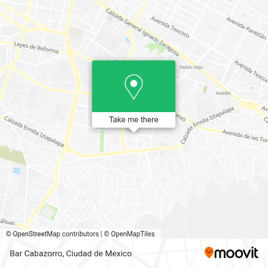 Bar Cabazorro map