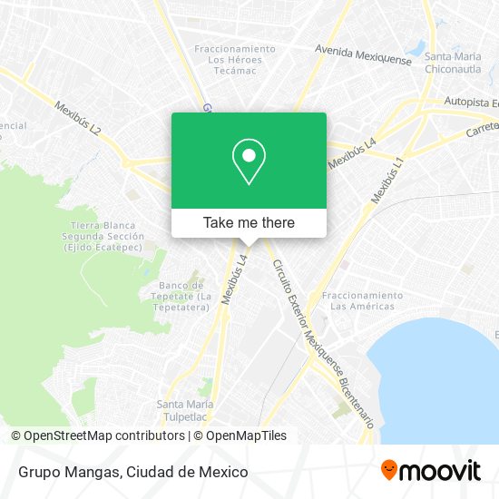 Mapa de Grupo Mangas